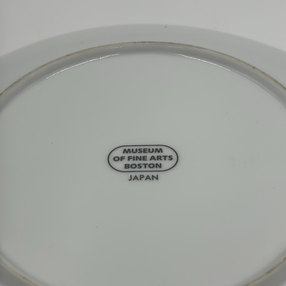 Museum Of Fine Arts Boston Japan Flower & Vase Pattern Plate Dish 7.75" - Picture 4 of 9